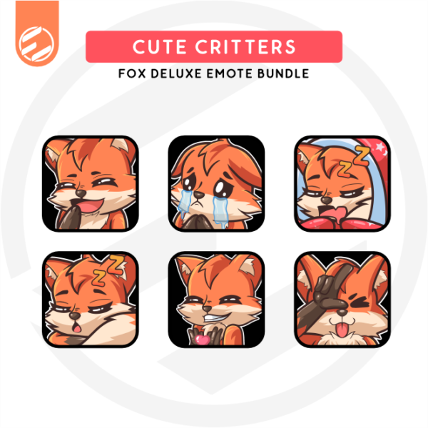 Cute Critters - Fabian the Fox Deluxe Emote Pack