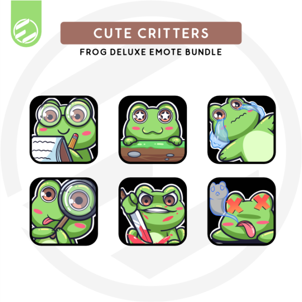 Cute Critters - Freddy the Frog Deluxe Emote Pack