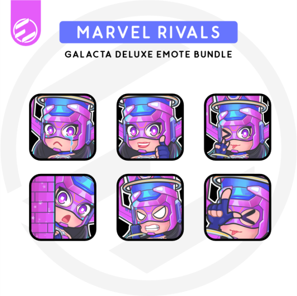 Marvel Rivals - Galacta Deluxe Emote Pack