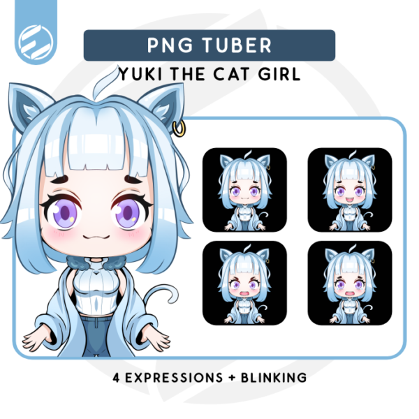 PNGtuber Adoptable - Yuki [ 1 of 1 ]