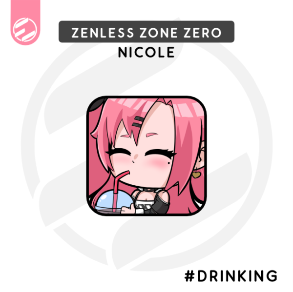 Zenless Zone Zero - Nicole “Drinking” Emote