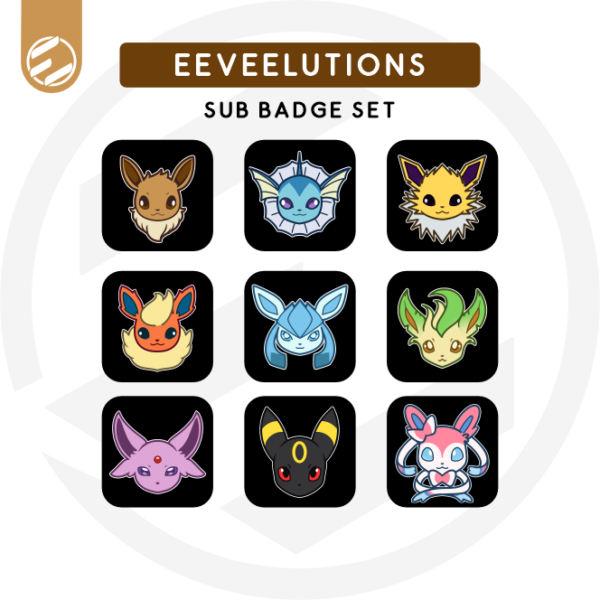 Pokemon - Eeveelutions Mega Emote Pack