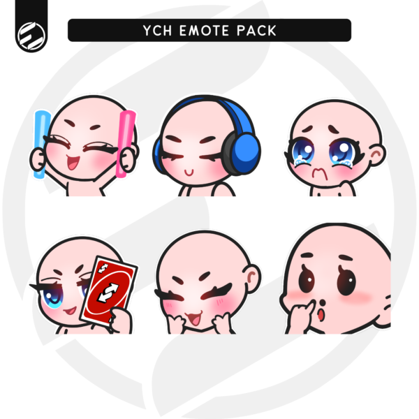 YCH Emote Base Bundle – Pack 3