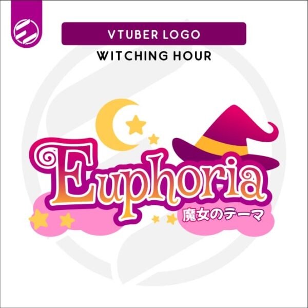 Witching Hour – Customizable VTuber Logo for Twitch & YouTube