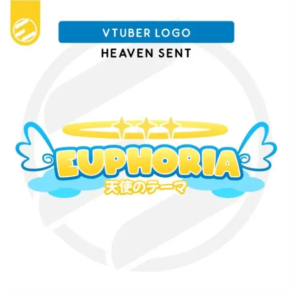 Heaven Sent – Customizable VTuber Logo for Twitch & YouTube