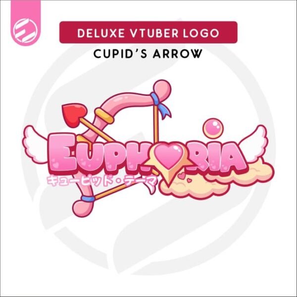 Cupid's Arrow – Deluxe Customizable VTuber Logo for Twitch & YouTube