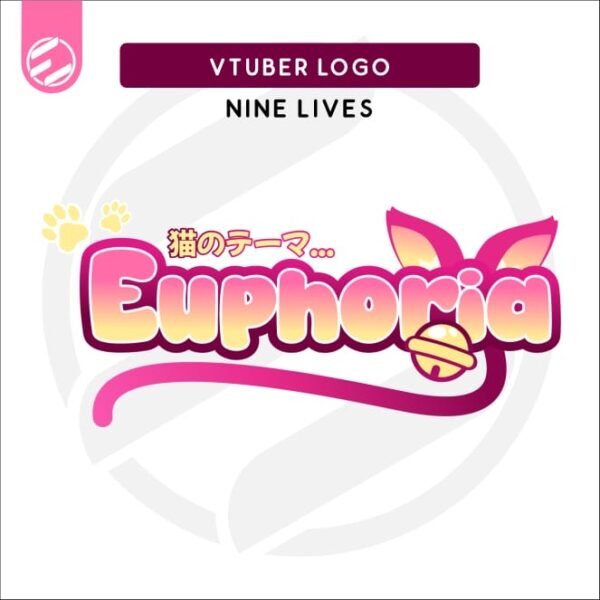 Nine Lives – Customizable VTuber Logo for Twitch & YouTube